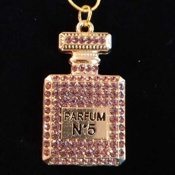 NWT Handmade 3pc LUXURY INSPIRED ✨BLING✨ Necklace & Earrings Set - Picture 10 of 17